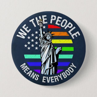 Badge Rond 7,6 Cm we the people...