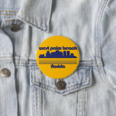 Badge Rond 7,6 Cm West Palm Beach Floride (En situation)