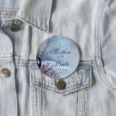 Badge Rond 7,6 Cm Winter Wonderland Mariage (En situation)
