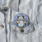 Badge Rond 7,6 Cm Wizard with your face (En situation)