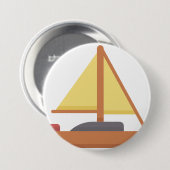 Badge Rond 7,6 Cm Yatch (Devant & derrière)