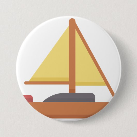 Badge Rond 7,6 Cm Yatch (Devant)