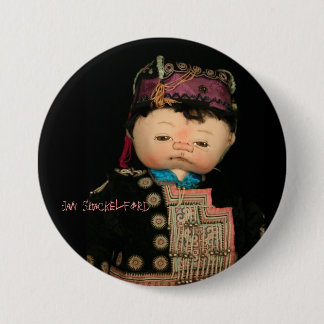 Badge Rond 7,6 Cm YING de bouton de bébé de janv. Shackelford