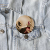 Badge Rond 7,6 Cm Yuki (En situation)