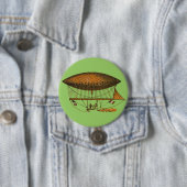 Badge Rond 7,6 Cm Zeppelin de déplacement du cru 1883 (En situation)