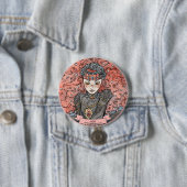Badge Rond 7,6 Cm Zodiaque de Lolita (En situation)