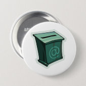 Badge Rond 7,6 Cm Zone de vote verte (Devant & derrière)