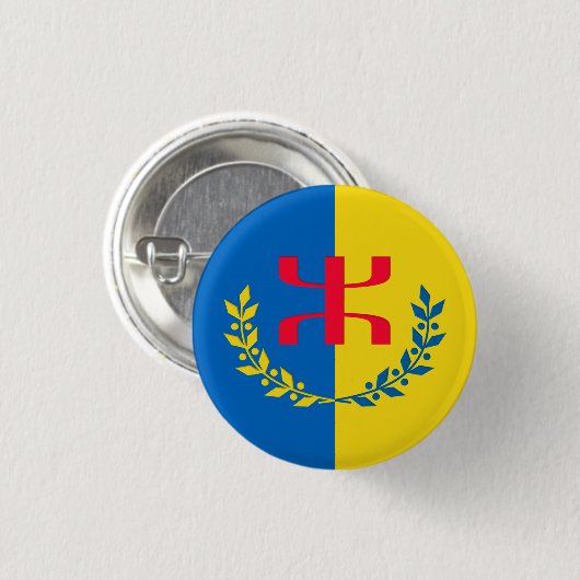 Badge rond kabylie (Devant & derrière)