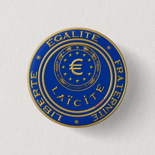 Badge rond, LAÏCITÉ Ronde Button 3,2 Cm (Voorkant)