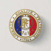 Badge rond, Républicain laïc (Devant)