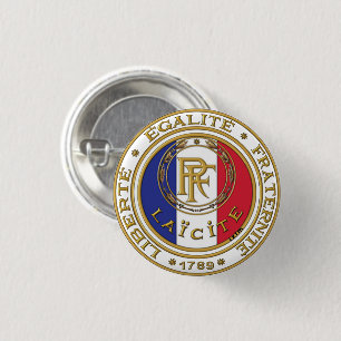 Badge rond, Républicain laïc