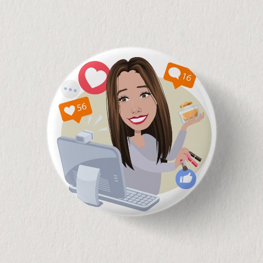 Badge Ronde Button 3,2 Cm (Voorkant)