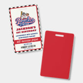Badge Rookie De L'Année Baseball Anniversaire (Avant & arrière)