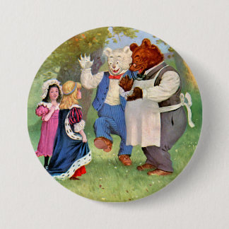 Badge Roosevelt Ours Avec Les Princesses De Conte De Fée