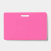 Badge Rose brillant (couleur solide) (Arrière)