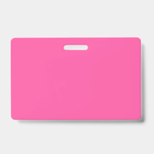 Badge Rose brillant (couleur solide)