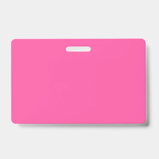 Badge Rose brillant (couleur solide) (Avant)