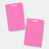 Badge Rose chaud (Avant & arrière)