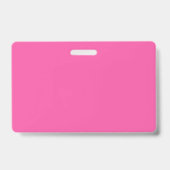 Badge Rose chaud clair clair (Arrière)