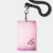 Badge Rose de la Saint Valentin (Dos avec cordon)