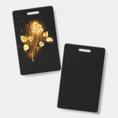 Badge Rose d'or ( rose d'or ) (Avant & arrière)