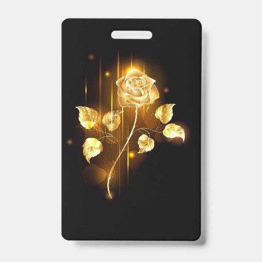Badge Rose d'or ( rose d'or ) (Avant)
