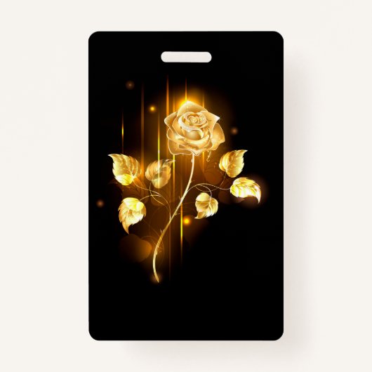 Badge Rose d'or ( rose d'or ) (Devant)