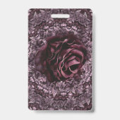 Badge Rose Mandala (Arrière)