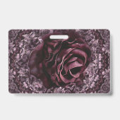 Badge Rose Mandala (Arrière)