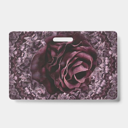 Badge Rose Mandala (Avant)