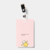 Badge Rose Mignon (Avant avec clip)