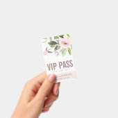 BADGE ROSE ROSE ROSE ROSE FLORALE VIP N'IMPORTE QUEL THÈ (Manuel / portable)