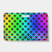 Badge Roues Damier par Kenneth Yoncich (Arrière)