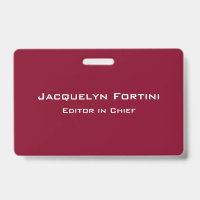 Rouge Bourgogne Élégant Moderne Minimaliste