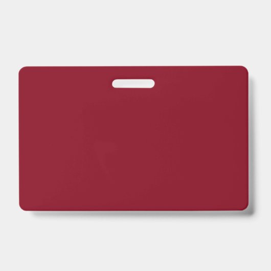Badge Rouge Grenat uni (Avant)