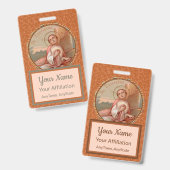 Badge Roundel Saint-Tarcisius de Rome (BF 004) (Recto et verso)