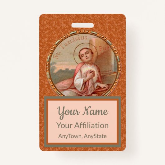 Badge Roundel Saint-Tarcisius de Rome (BF 004) (Devant)