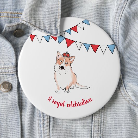 Badge royal de corgi (En situation)
