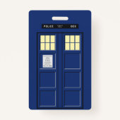 Badge Royaume-Uni - Blue Police Public Call Box 1 (Devant)