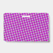 Badge Ruban de fleur violet par Kenneth Yoncich (Arrière)
