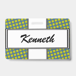 Badge Ruban Trèfle Jaune par Kenneth Yoncich