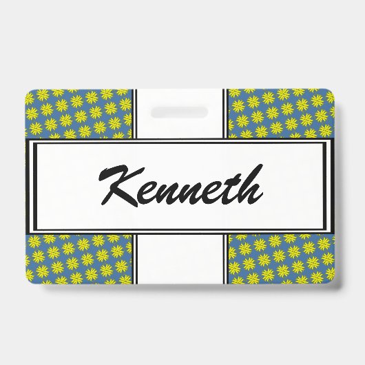 Badge Ruban Trèfle Jaune par Kenneth Yoncich (Avant)