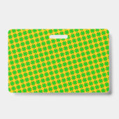 Badge Ruban Trèfle Vert Citron par Kenneth Yoncich (Arrière)