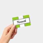 Badge Ruban Trèfle Vert Citron par Kenneth Yoncich (Manuel / portable)