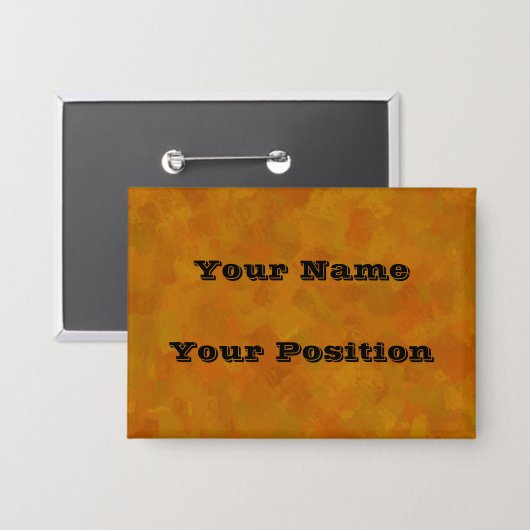 Badge Rustic Abstract Modern Contemporary Geometric Art (Recto/Verso)