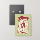 Badge Sac de livres que j'aime lire (Recto/Verso)