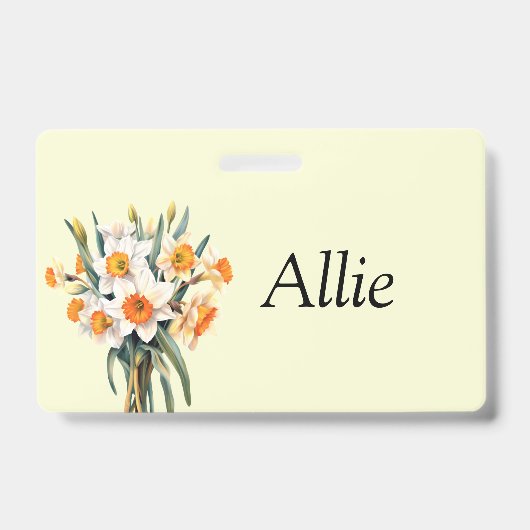 Badge Sac personnalisable Daffodil (Avant)