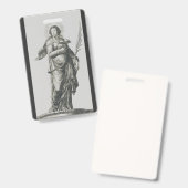 Badge Saint-Agathe de Sicile (Avant & arrière)