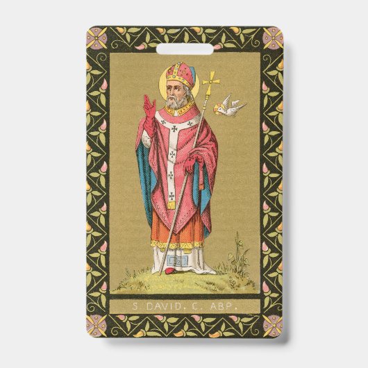 Badge Saint David du Pays de Galles (P 001) (Avant)