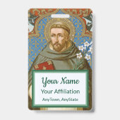 Badge Saint Dominique de Guzman (BK 011) (Arrière)